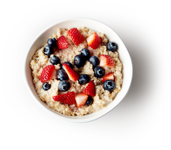 Oatmealwith Fresh Berries PNG