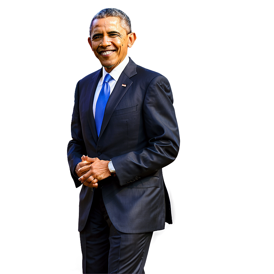 Download Obama In Suit Png 05242024 | Wallpapers.com