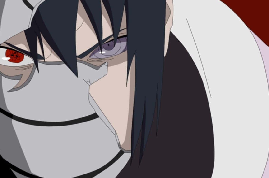 Unamáscara De Obito Inspirada En El Personaje Del Mismo Nombre En Naruto Shippuden. Fondo de pantalla