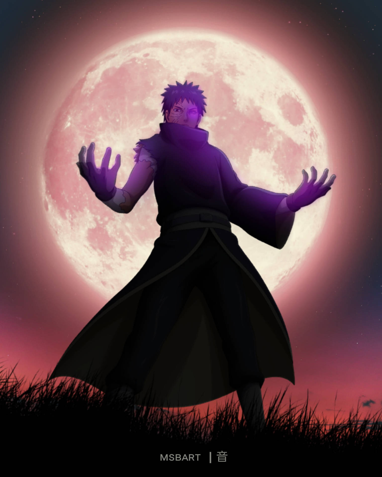 Obito Uchiha Full Moon 4k