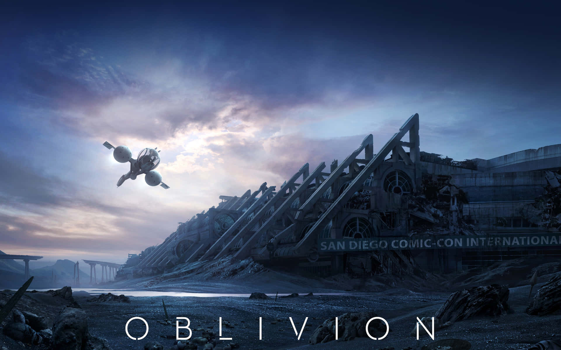 Oblivion Movie Promotional Art Wallpaper