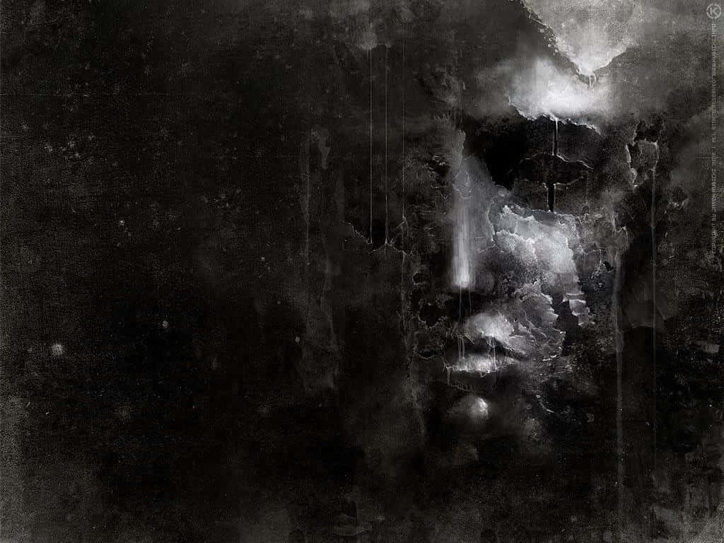 Obscure Face In Dark Wallpaper