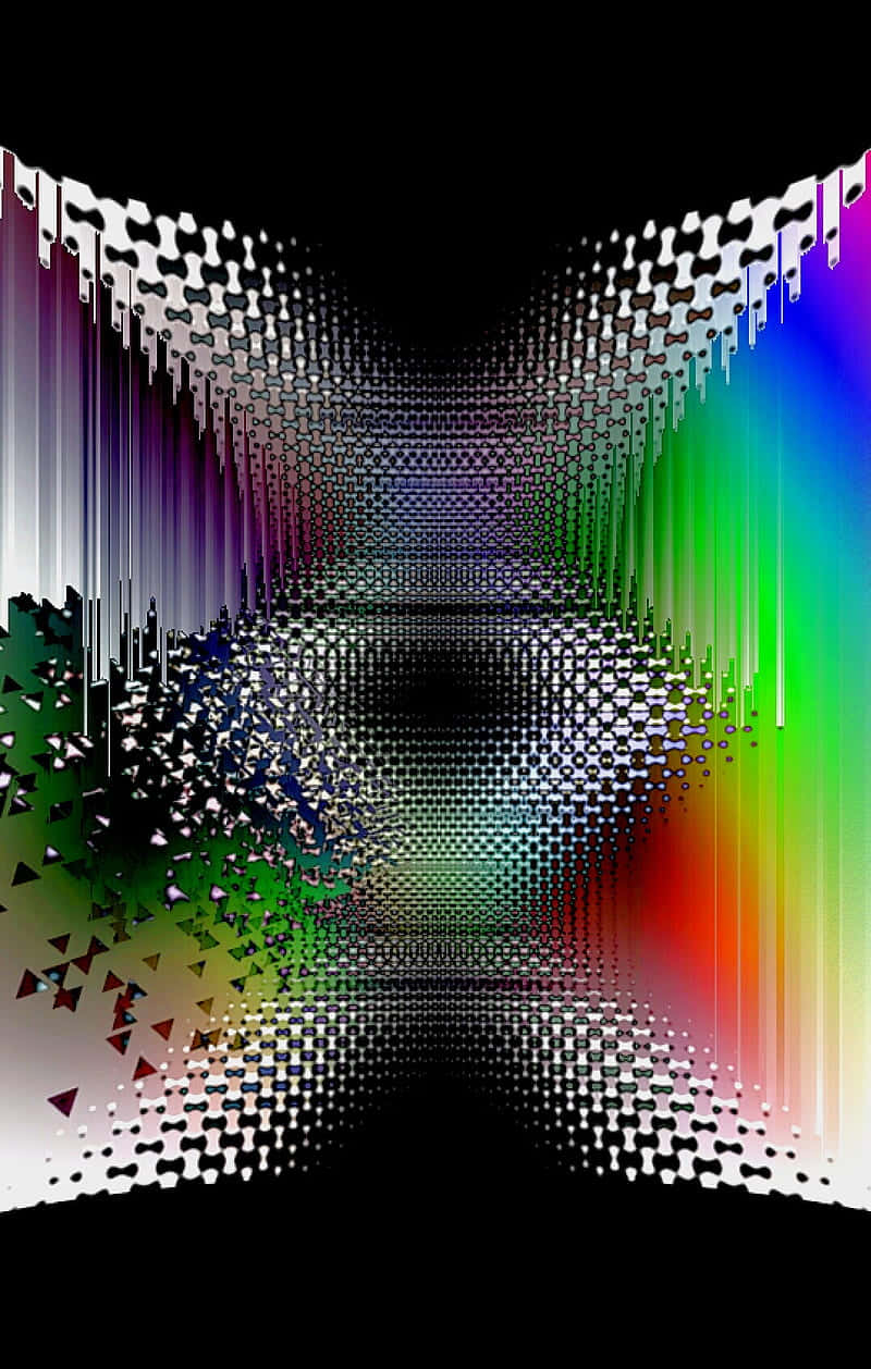 Obtuse Angles With Rainbow Colors Wallpaper