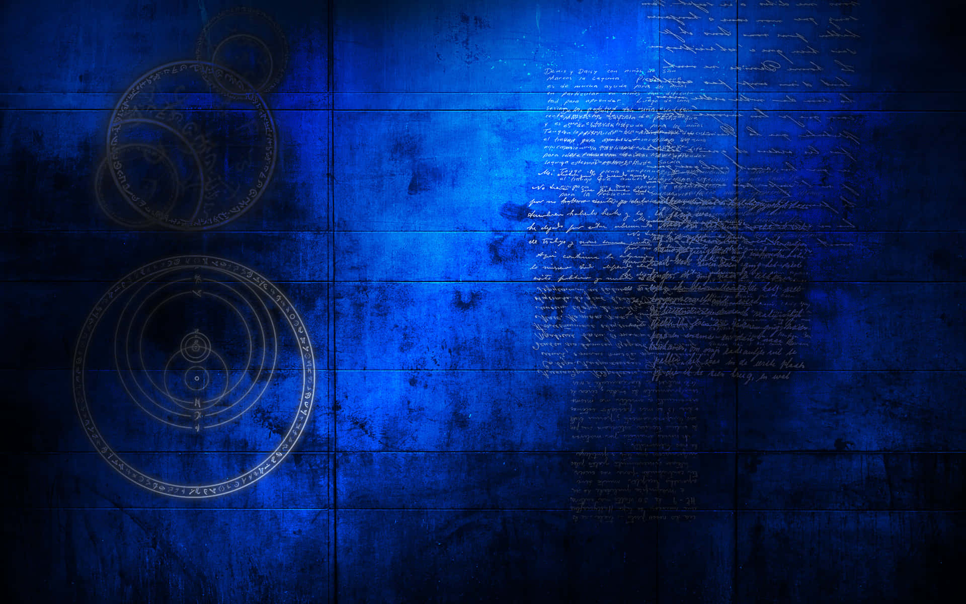 Mysterious Occult Symbol on a Dark Background Wallpaper