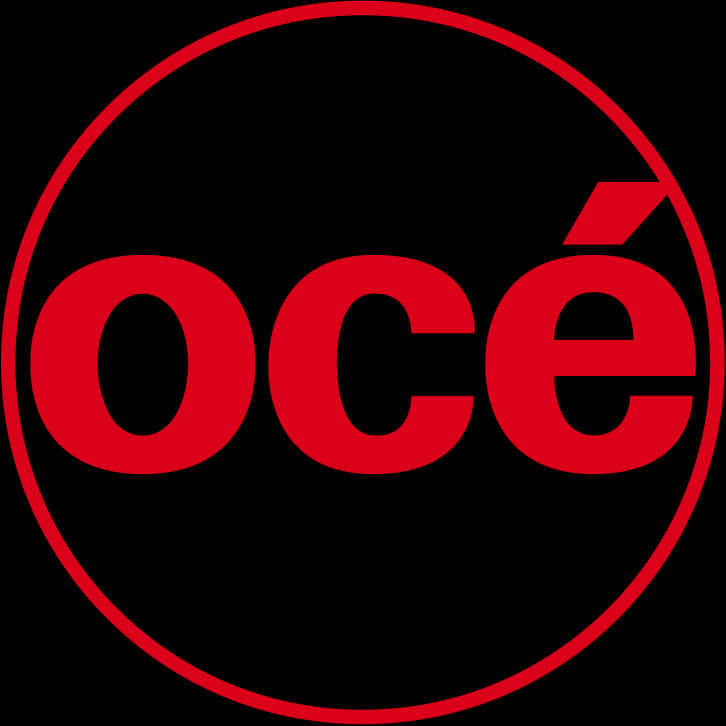 Oce Logo Redon Black PNG