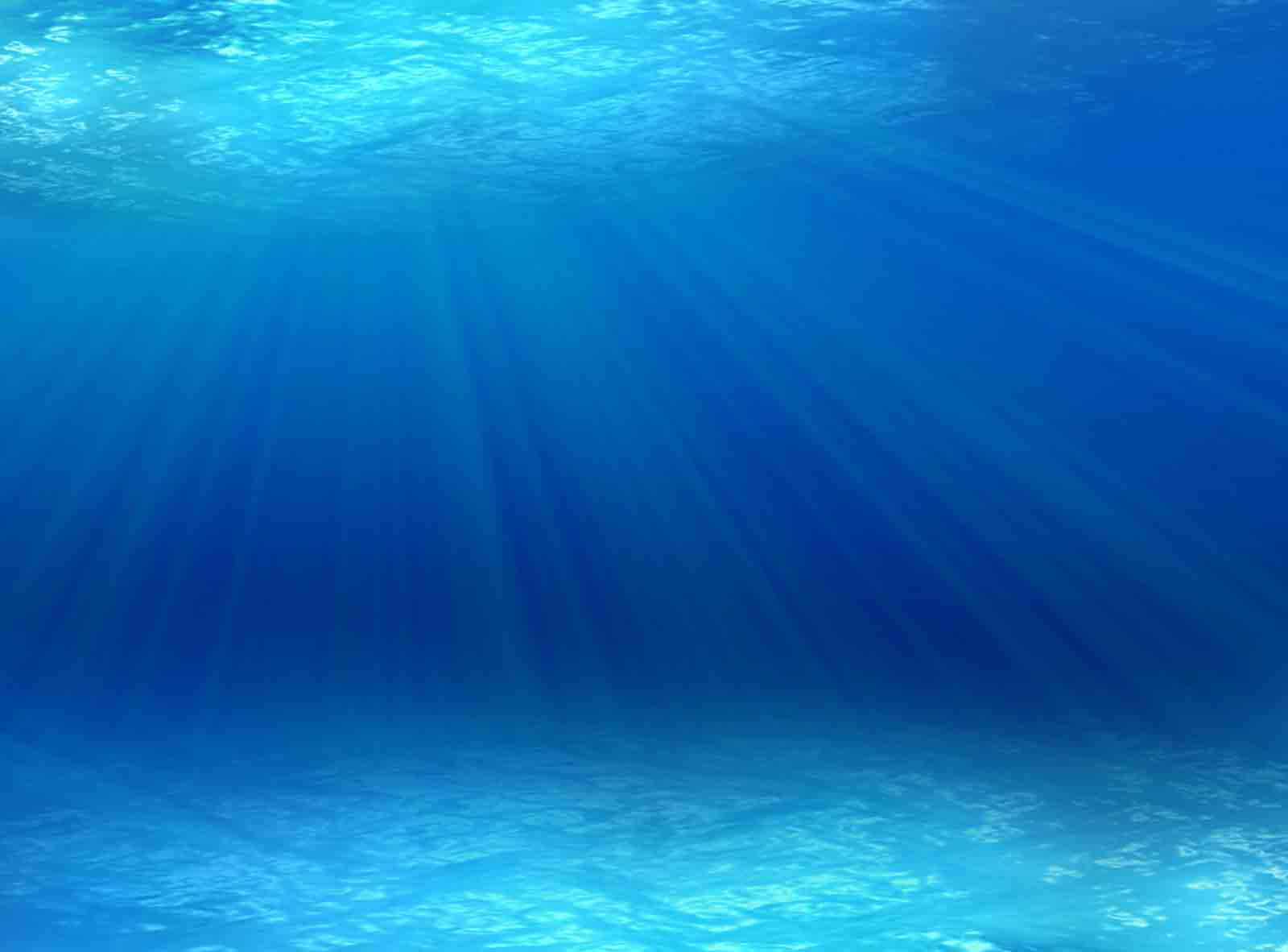 Underwater Ocean Sun Rays Background