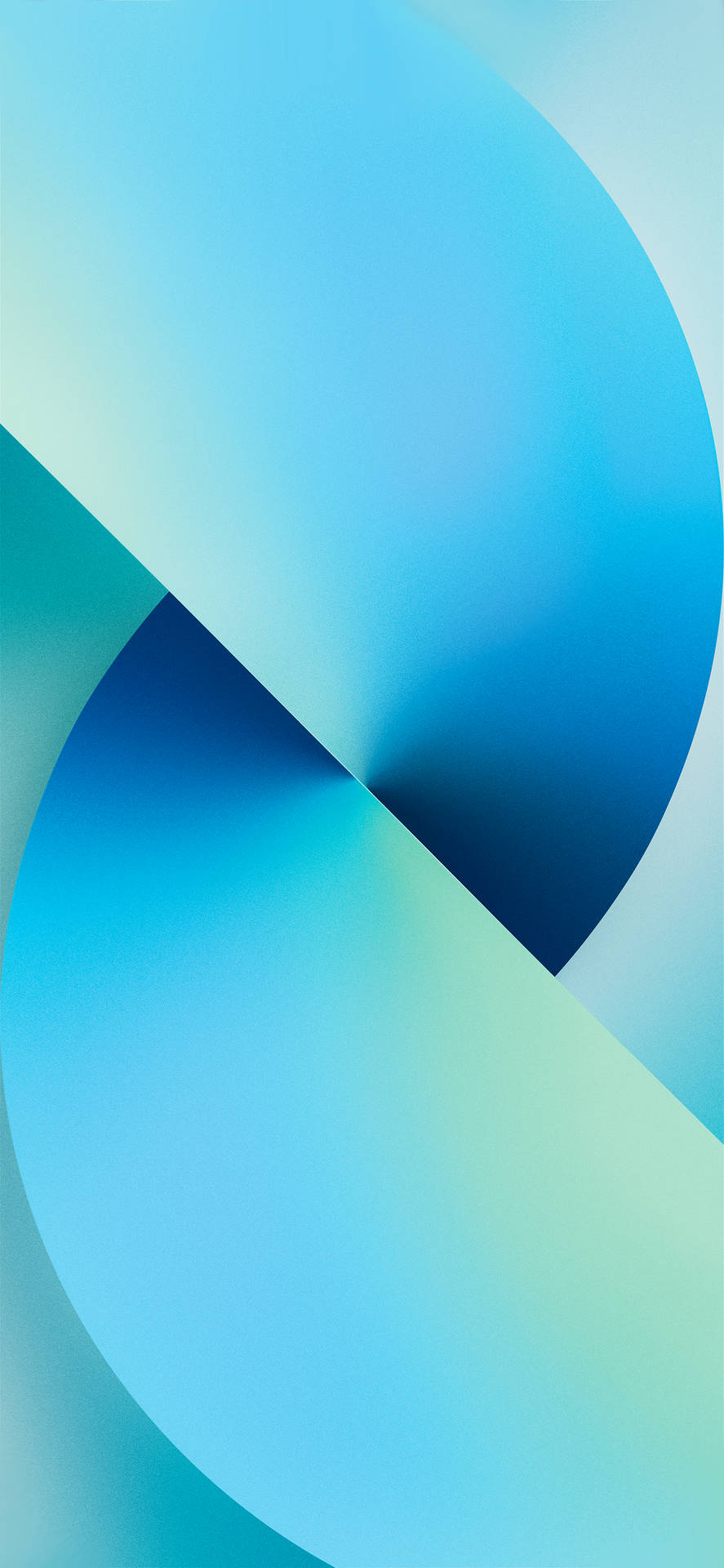 Ocean Blue Art Iphone 13 Pro Background