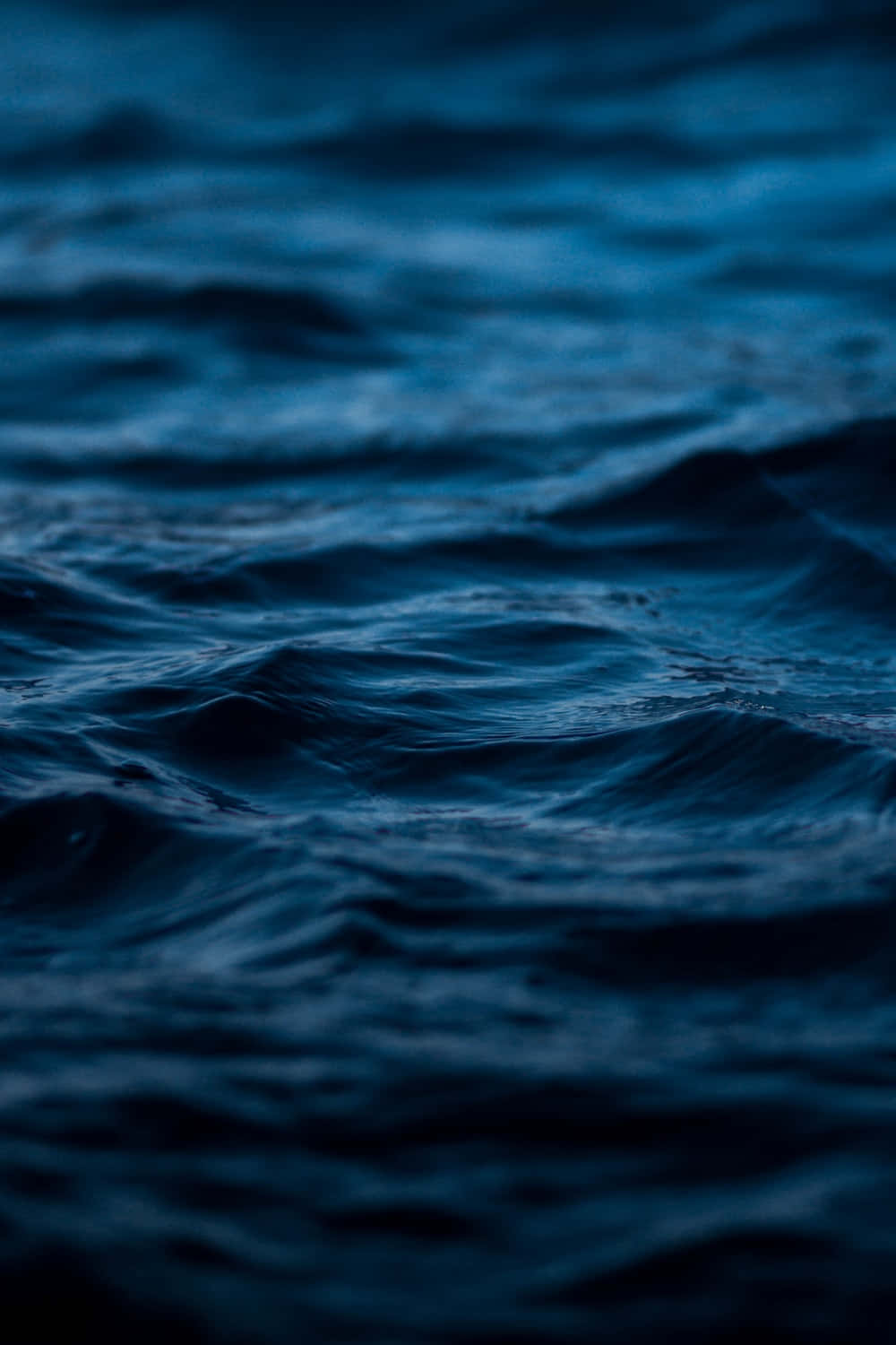 Umapraia Tranquila Coberta Por Um Sereno Tom De Azul Do Oceano.