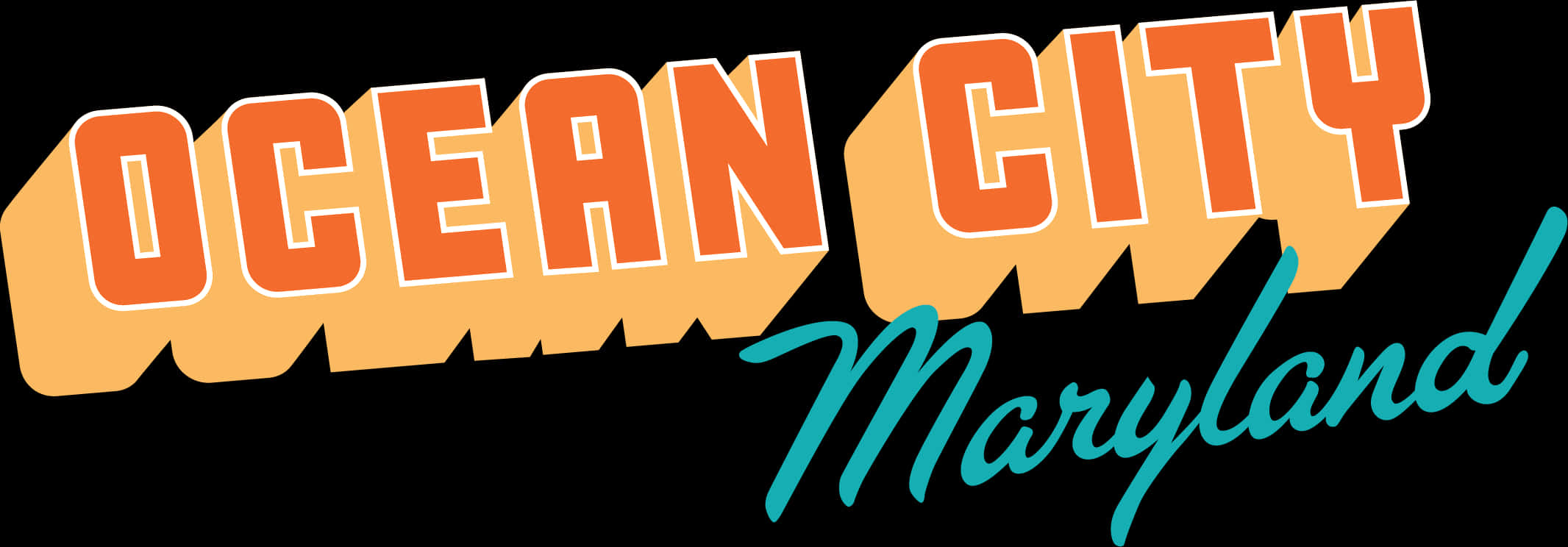Ocean City Maryland Logo PNG