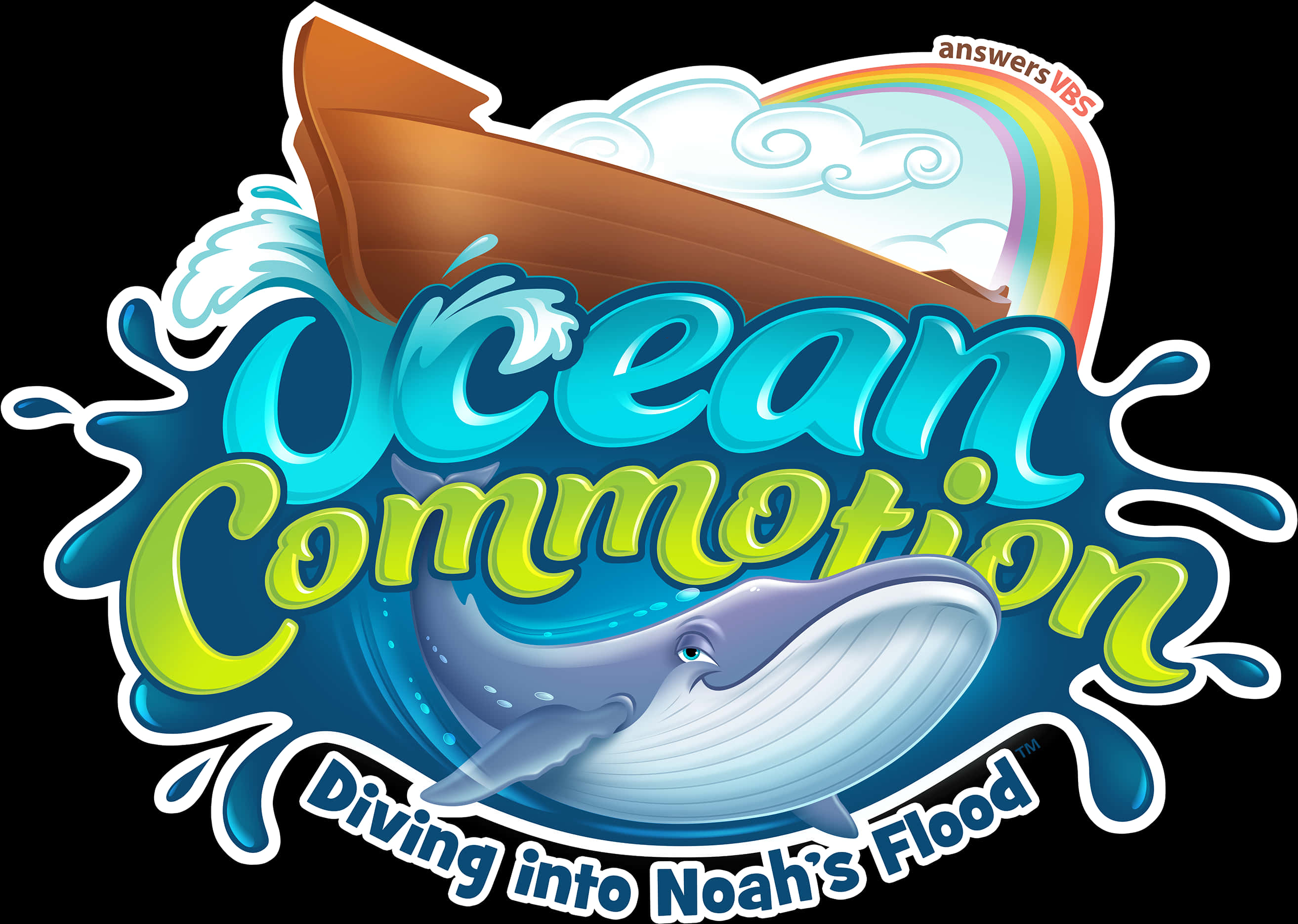 Ocean Commotion Event Graphic PNG
