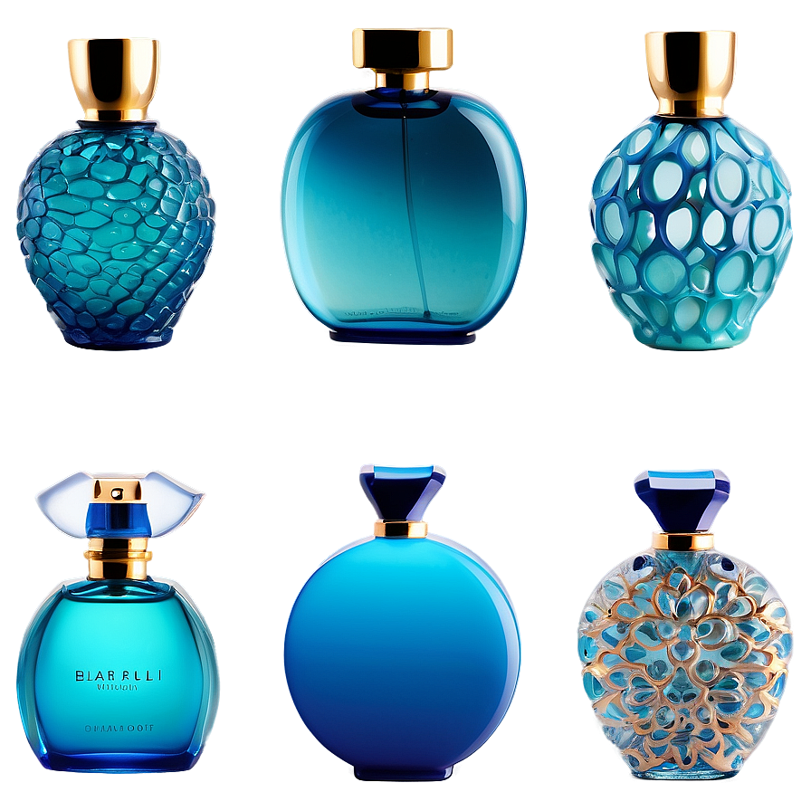 Ocean Inspired Perfume Bottle Png 06212024 PNG