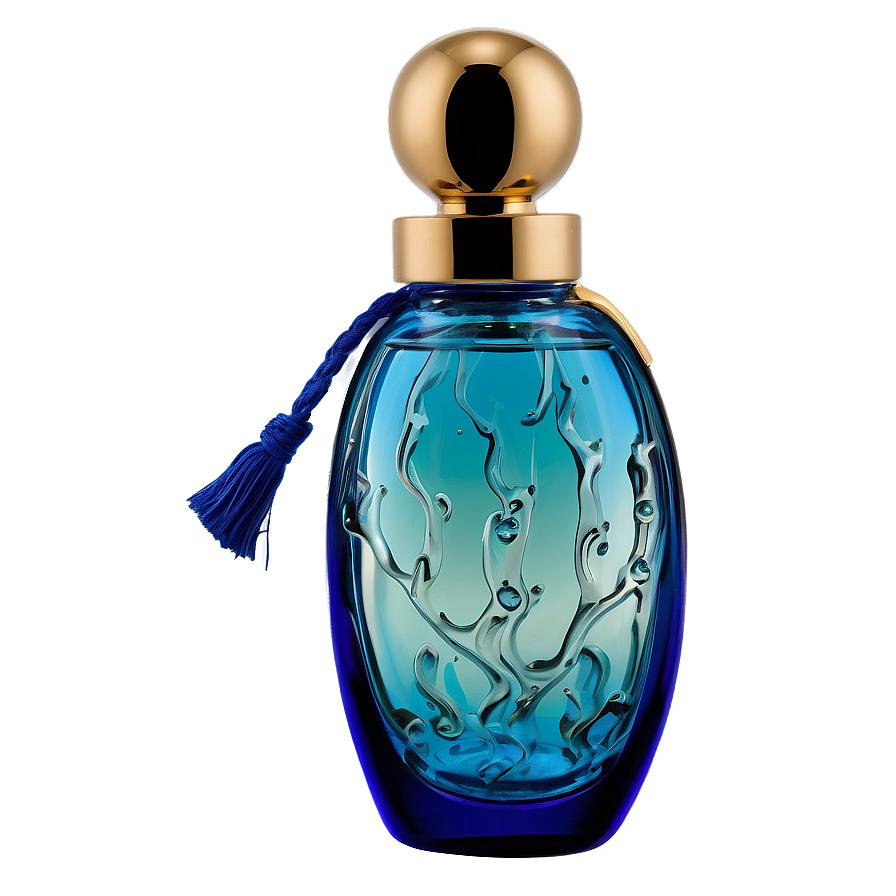 Ocean Inspired Perfume Bottle Png Wxe PNG