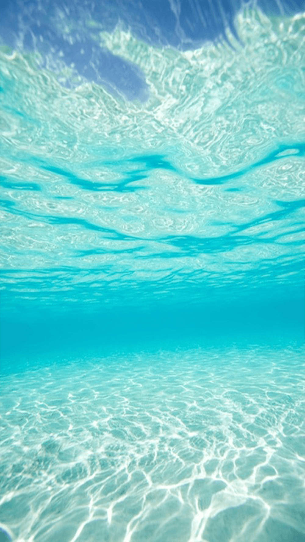 Ocean Iphone Undervands Udsigt Tapet Wallpaper