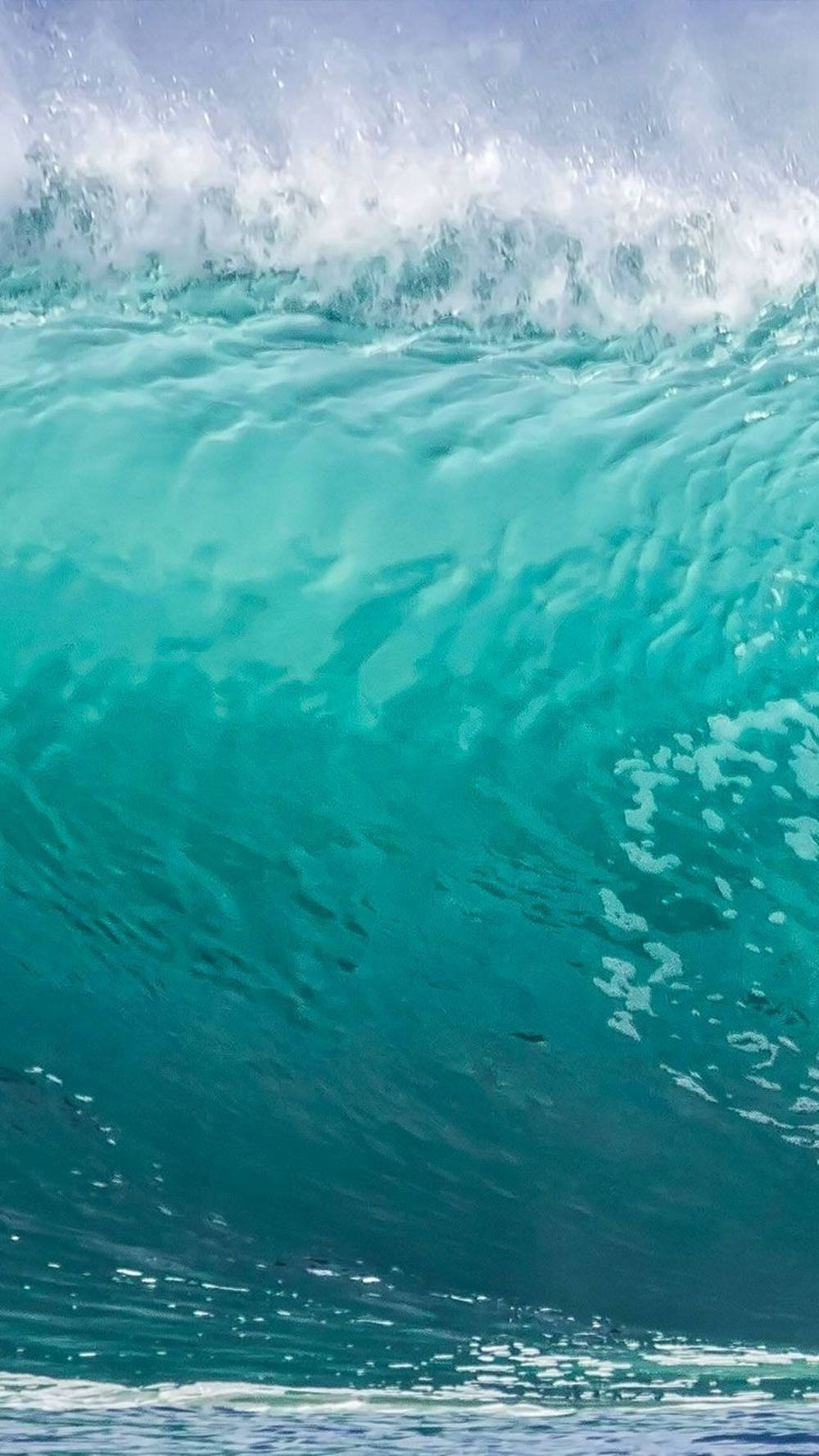 Unobstructed View - An incredible beachside Ocean Iphone Wallpaper Wallpaper