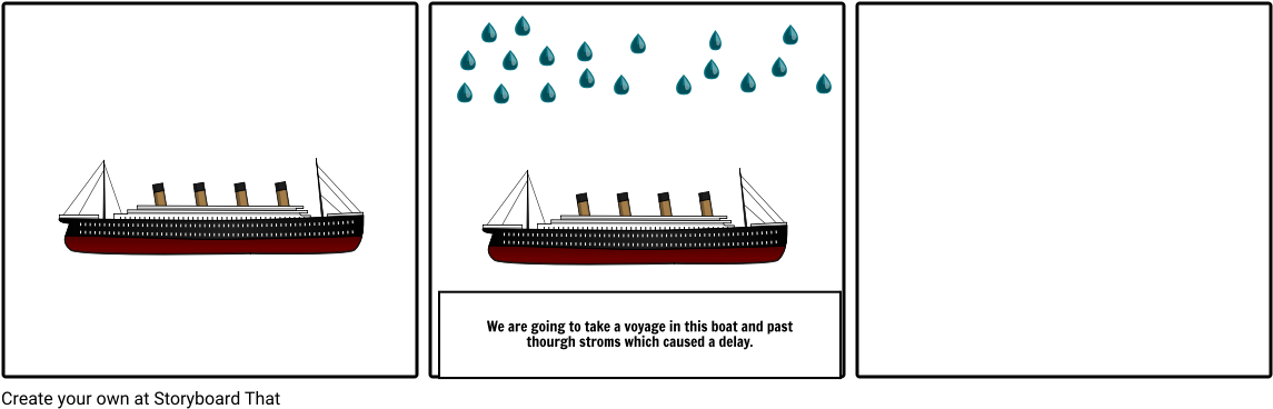 Ocean Liner Storyboard Sequence PNG