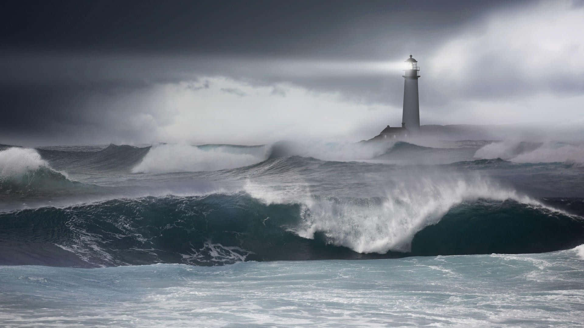 ocean storm desktop wallpaper