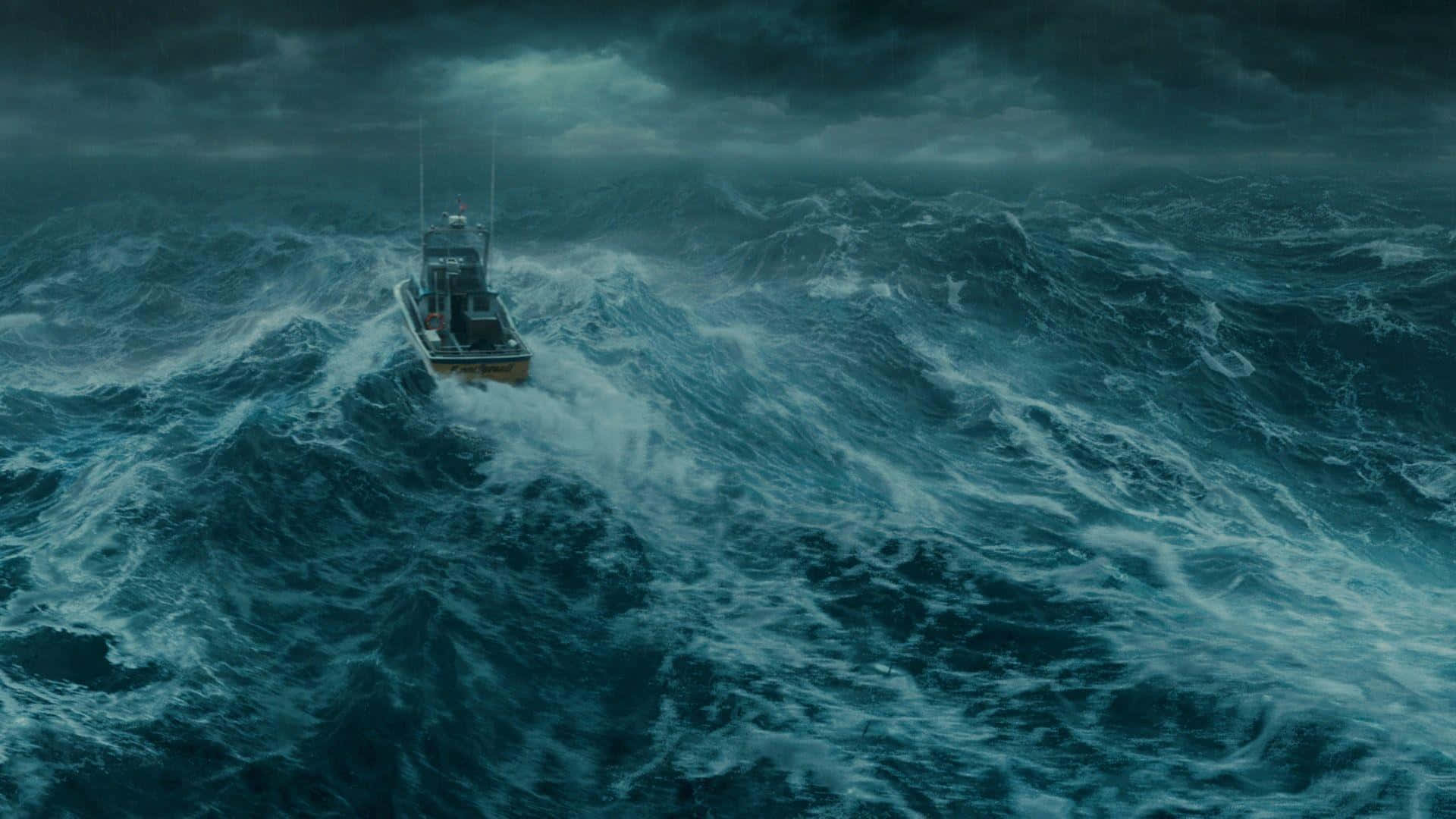 Experience the Power of an Ocean Storm Wallpaper