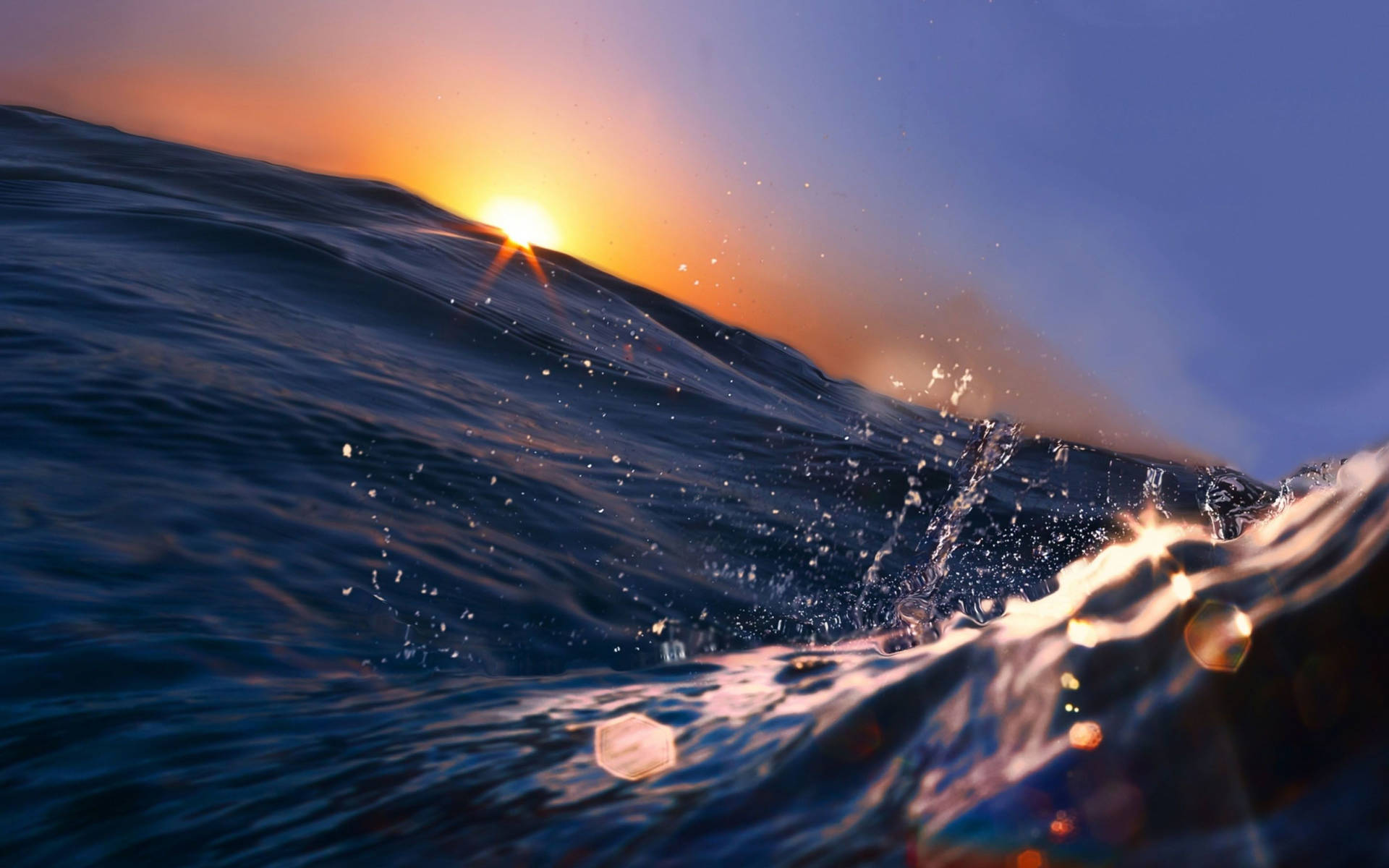 Ocean Sunset Macbook Picture