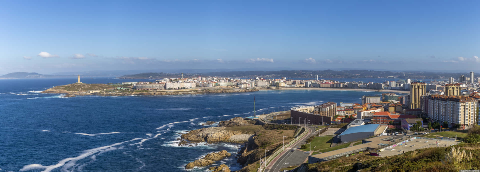 Vistaal Mar En Coruña Fondo de pantalla
