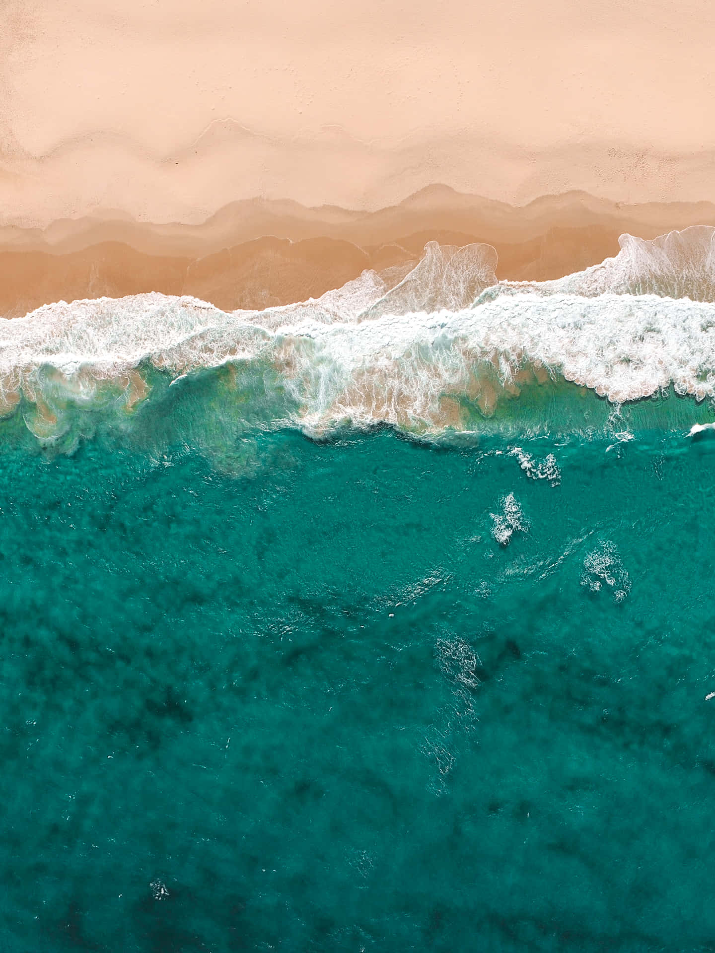 Calm Blue Ocean Water and Sky Ahead