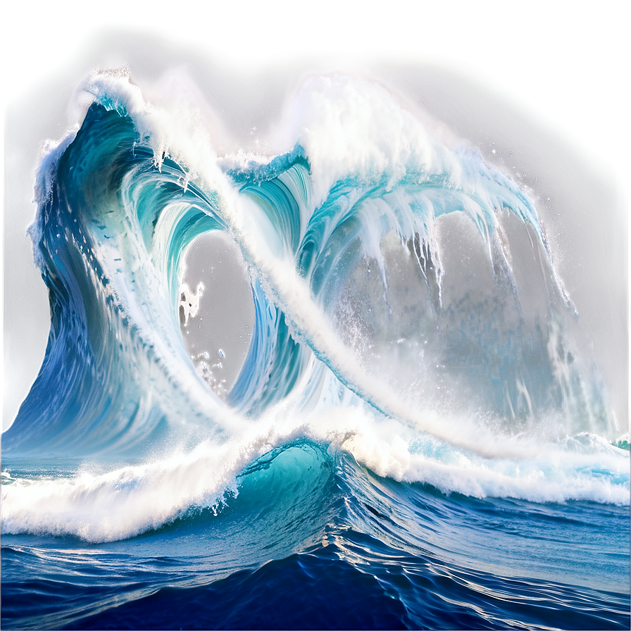 Ocean Wave Break Png 06132024 PNG