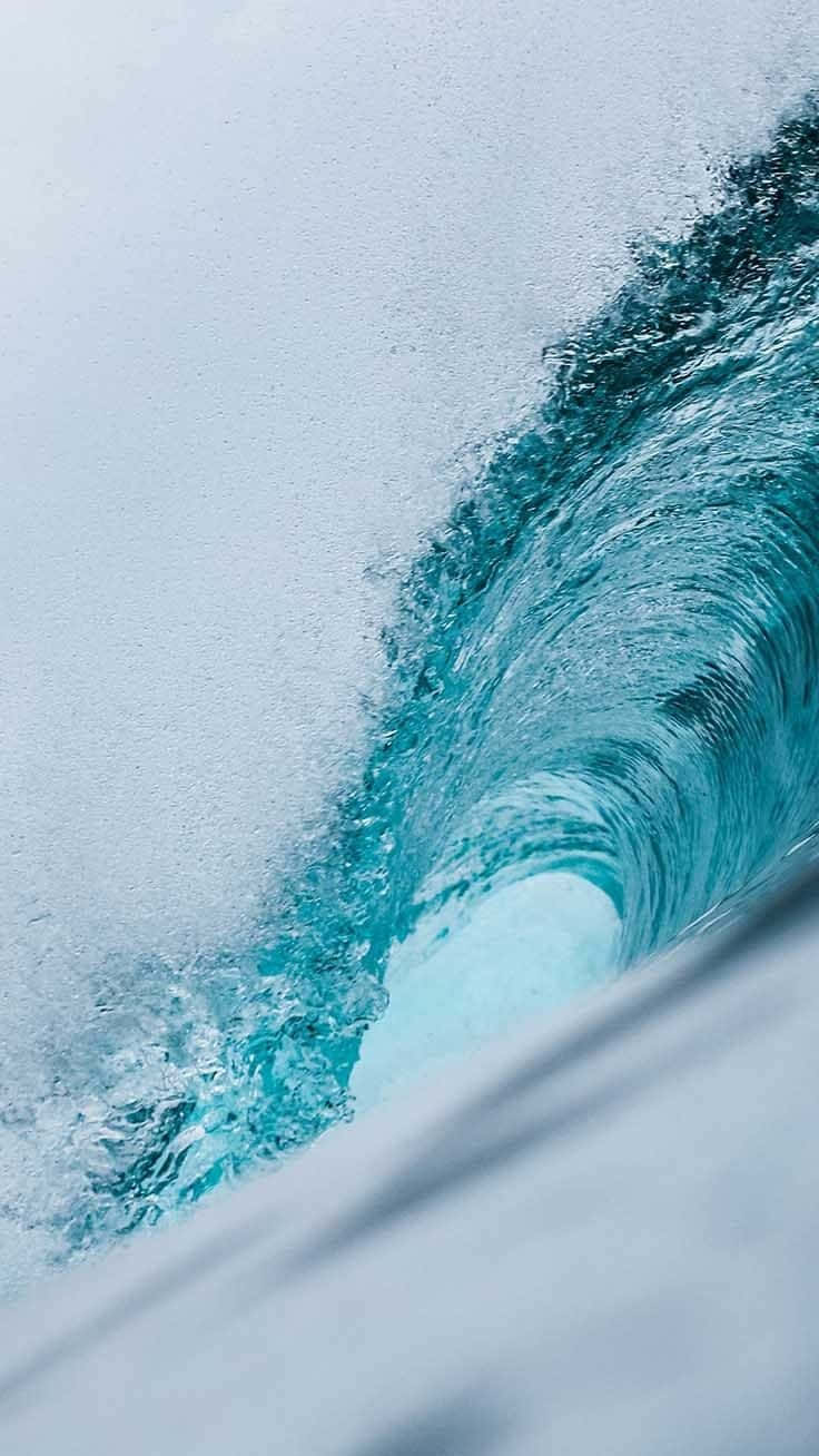 Ocean Wave Close Up Summer Vibes Wallpaper