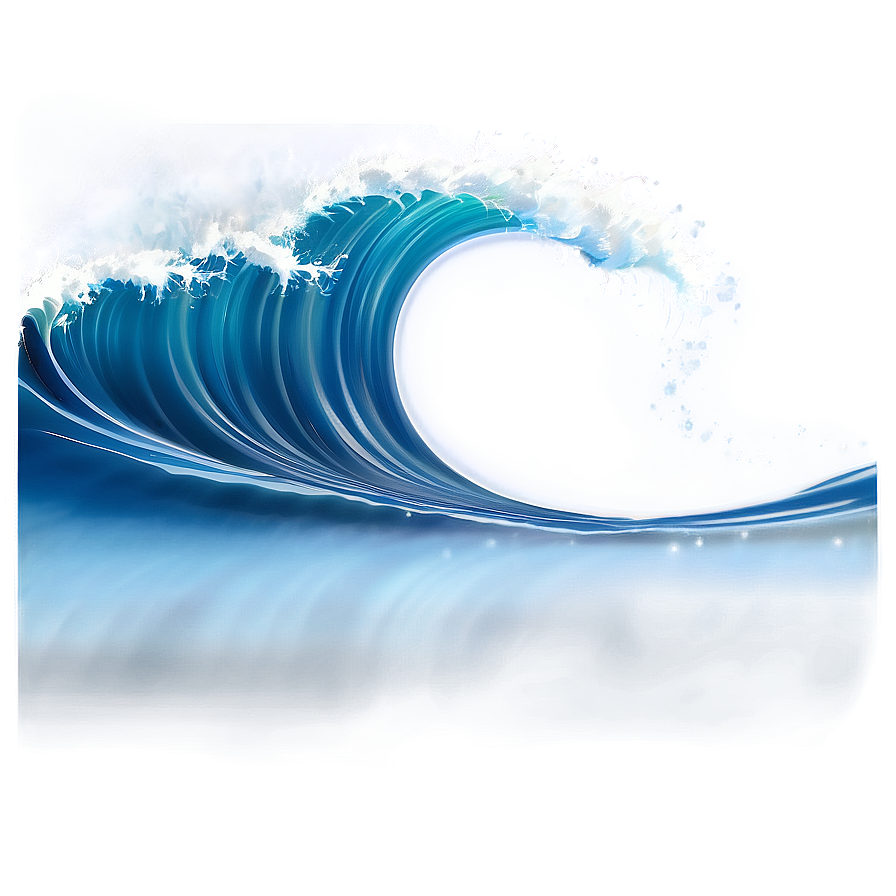 Ocean Wave Design Png 06132024 PNG