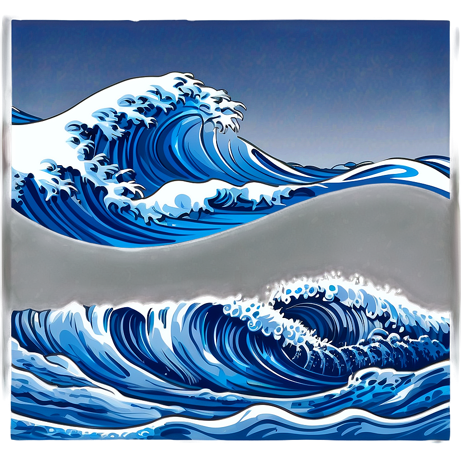 Ocean Wave Drawing Png Gfh51 PNG