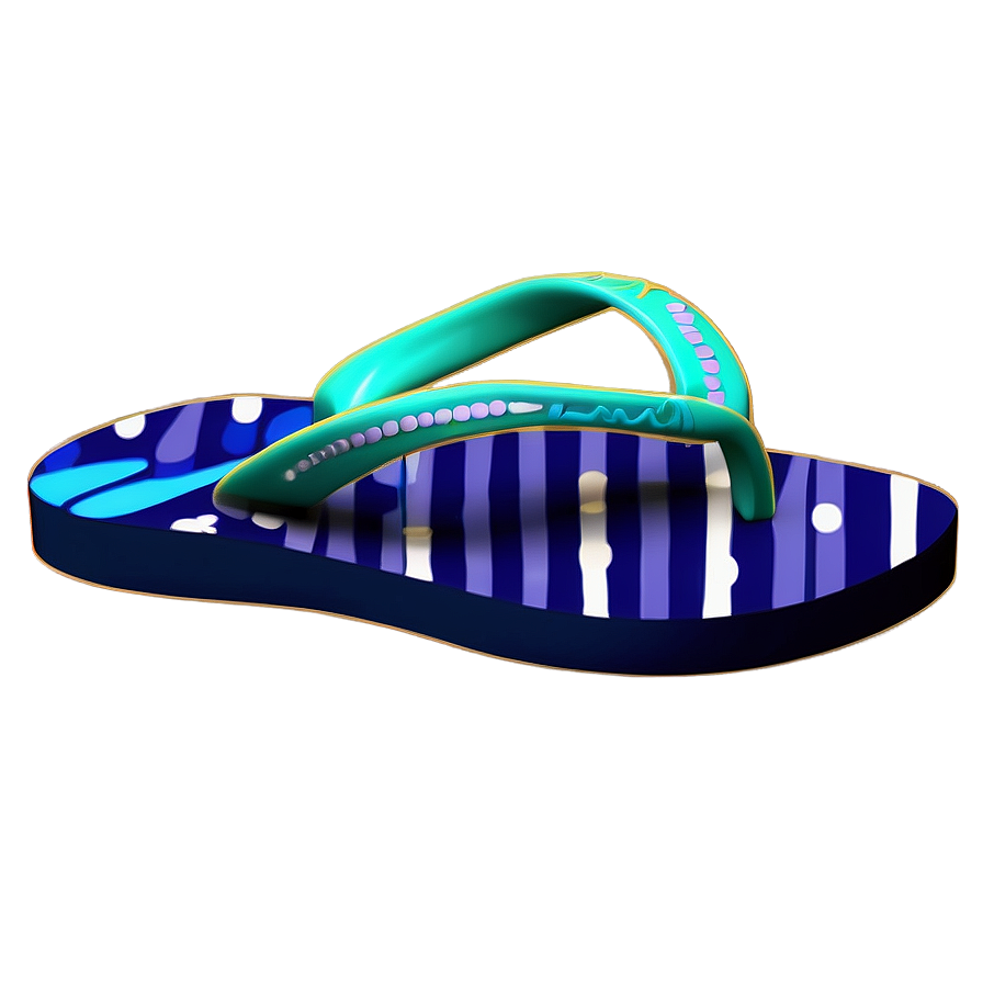 Ocean Wave Flip Flop Png Dhi78 PNG