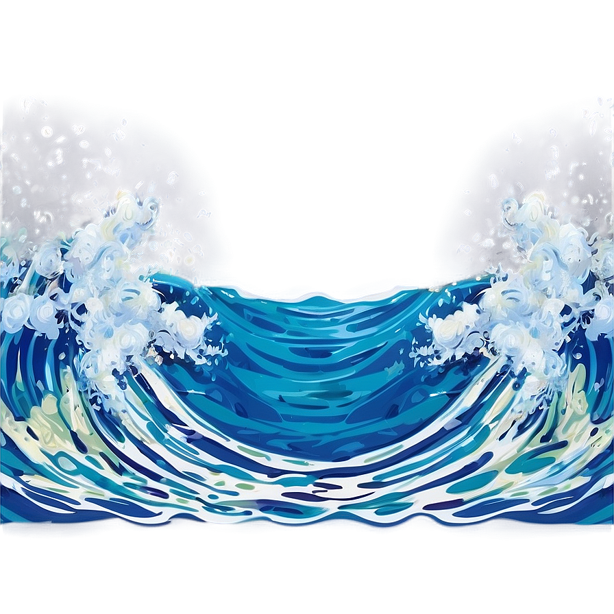 Ocean Wave Graphic Png Knq PNG