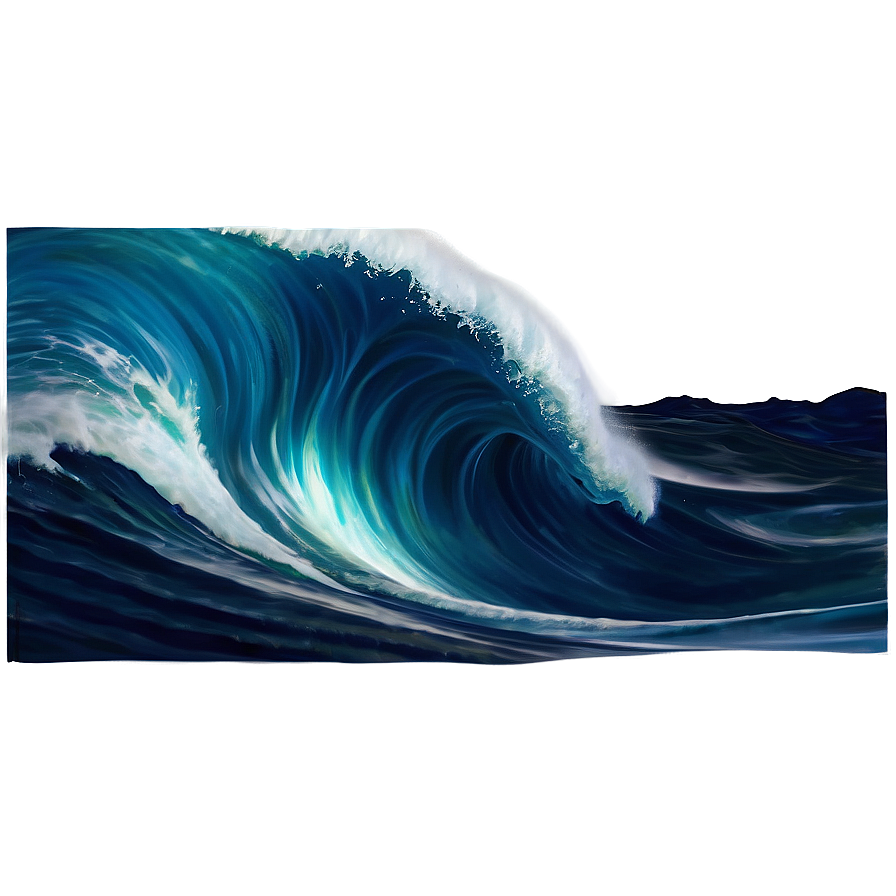 Ocean Wave Scene Png Puq PNG