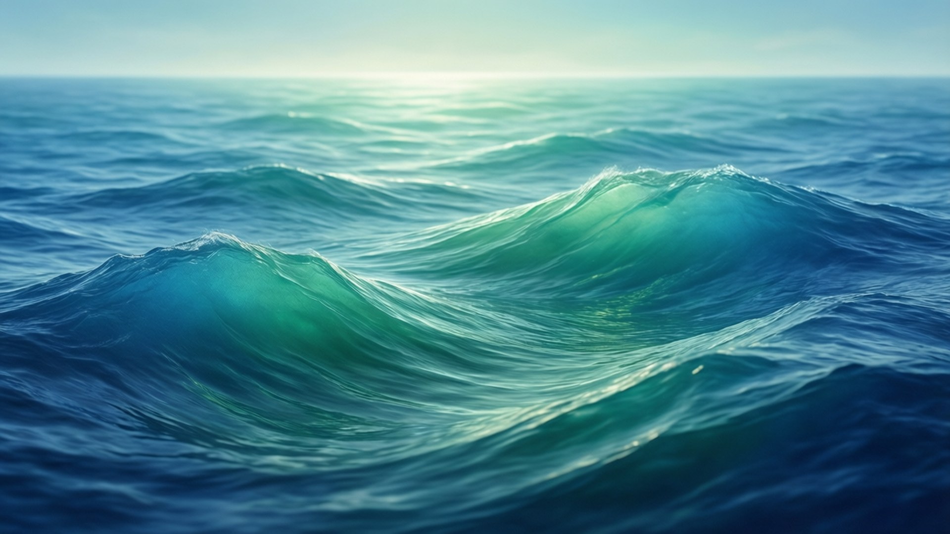 Ocean Waves Gradient Taustakuvat