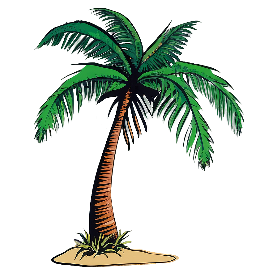 Oceanfront Palm Silhouette Png 40 PNG