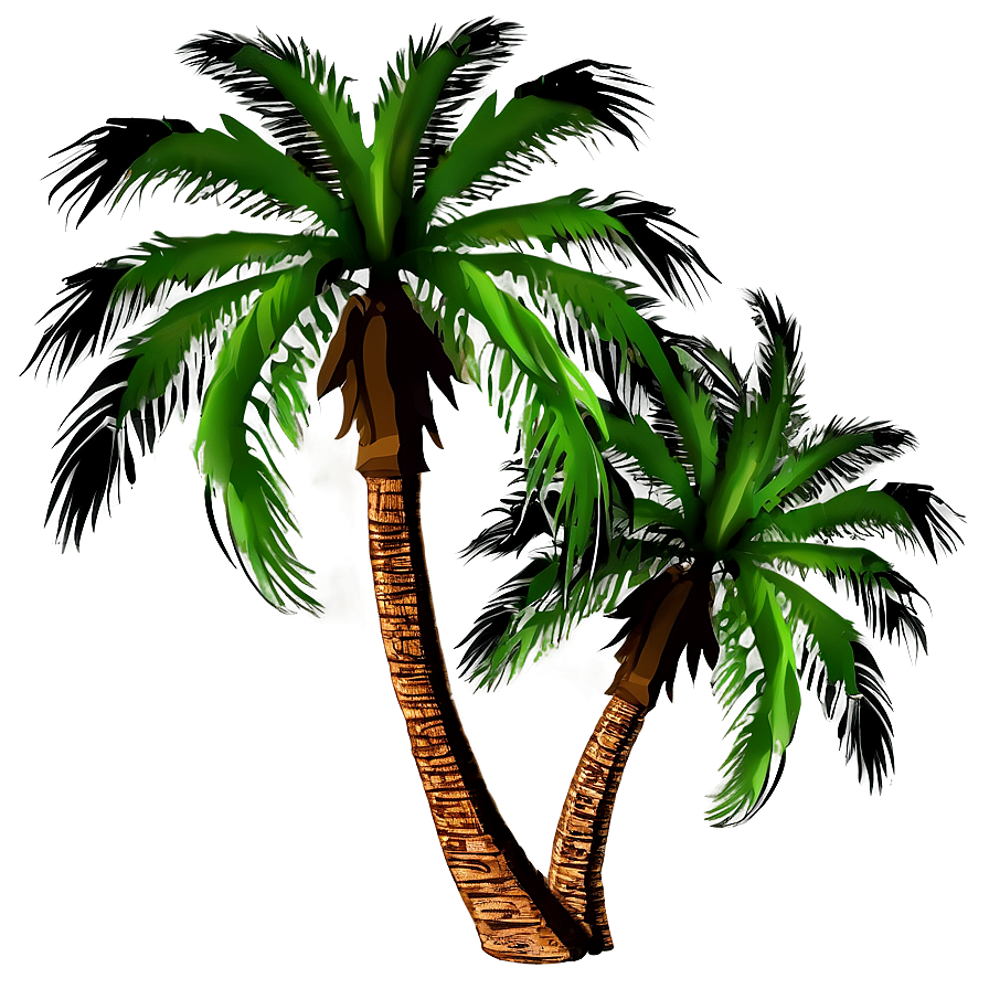 Oceanfront Palm Silhouette Png 41 PNG