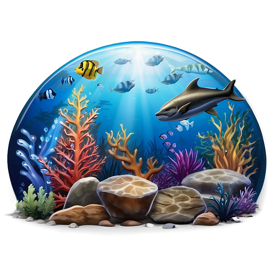 Oceanic Artistic Scene Png Fai PNG