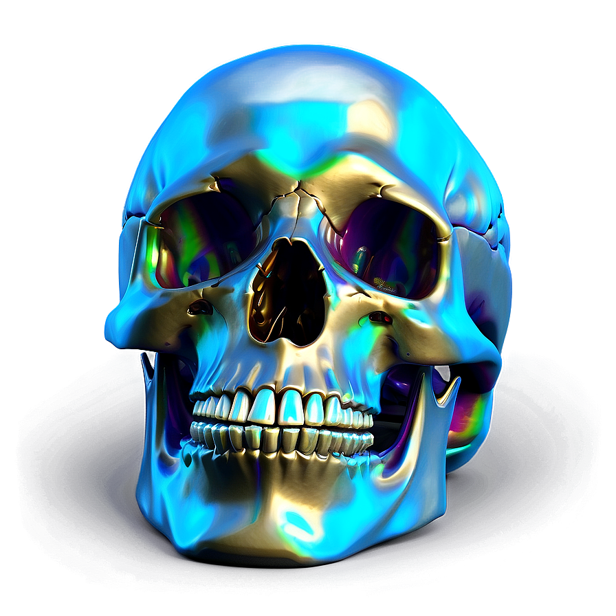Oceanic Skull Visualization Png A PNG