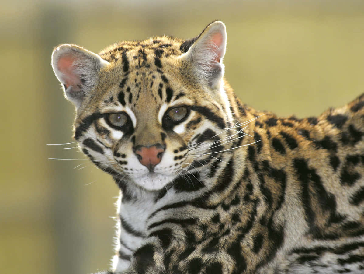 Download Ocelot Portrait Close Up Wallpaper | Wallpapers.com