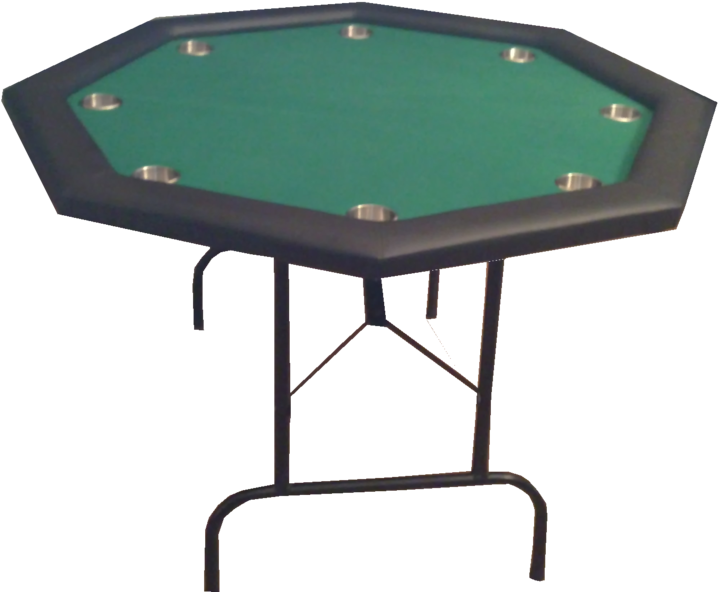 Octagonal Poker Table Top PNG