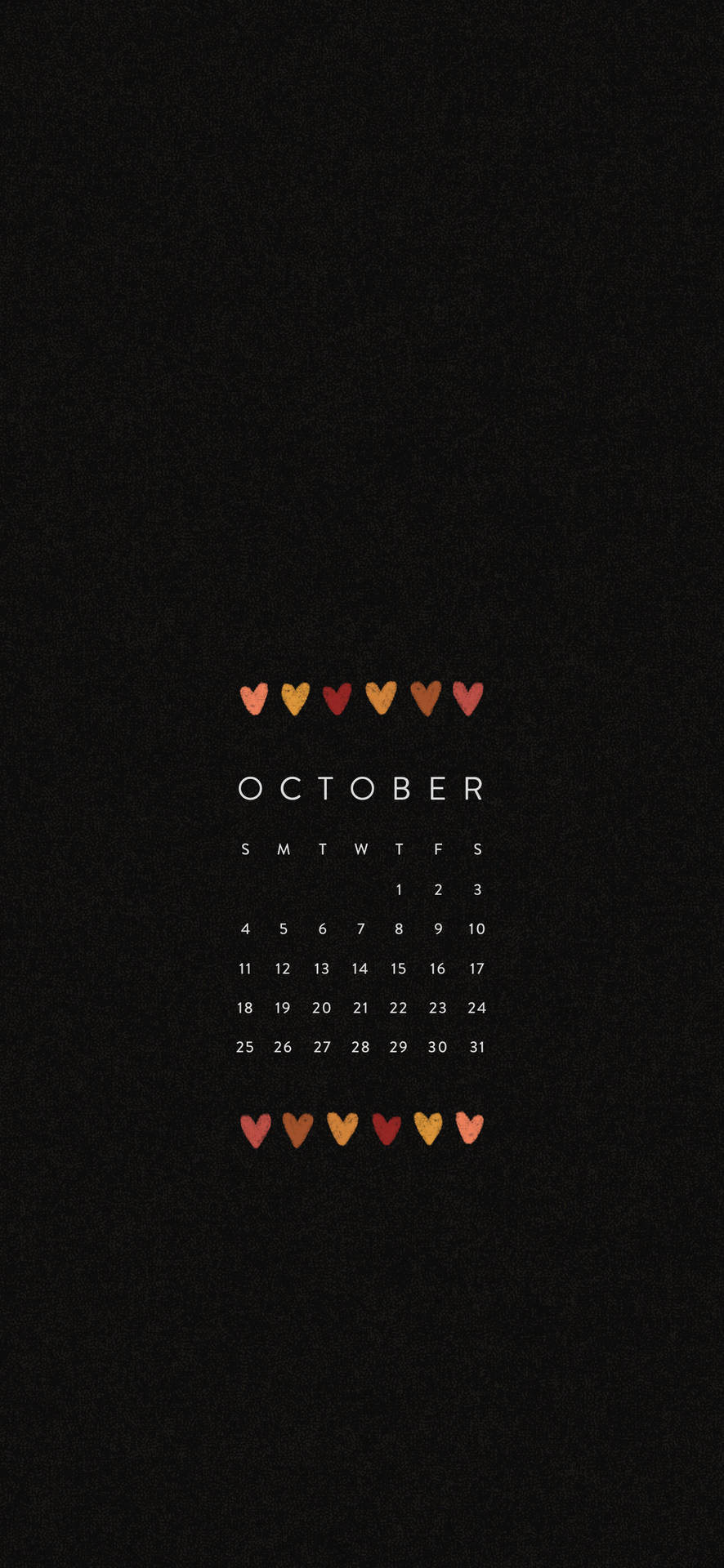 October Calendar Wallpaper - October Wallpapers Wallpaper