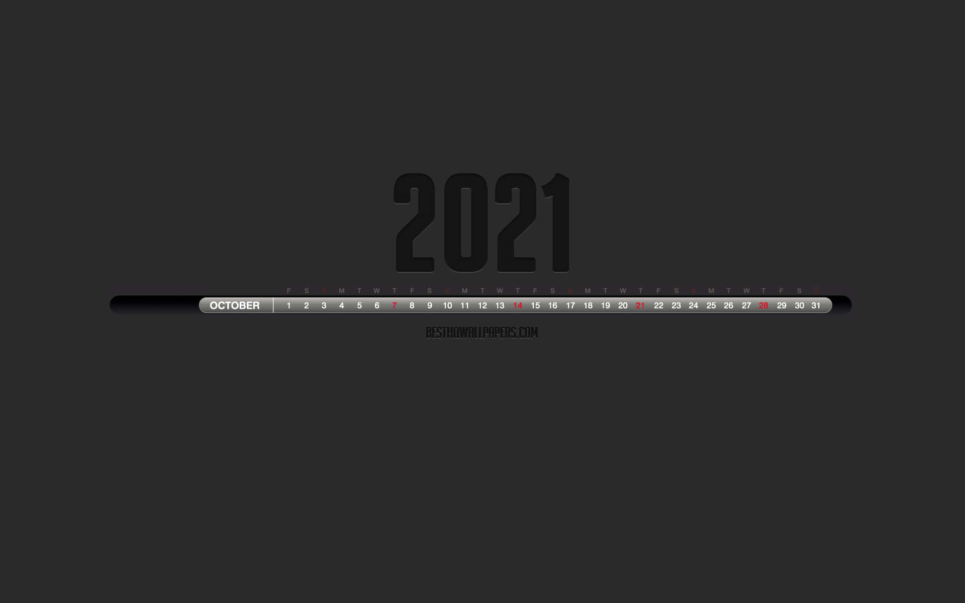 2021 Timer - A Black Background With The Word 2021 Wallpaper