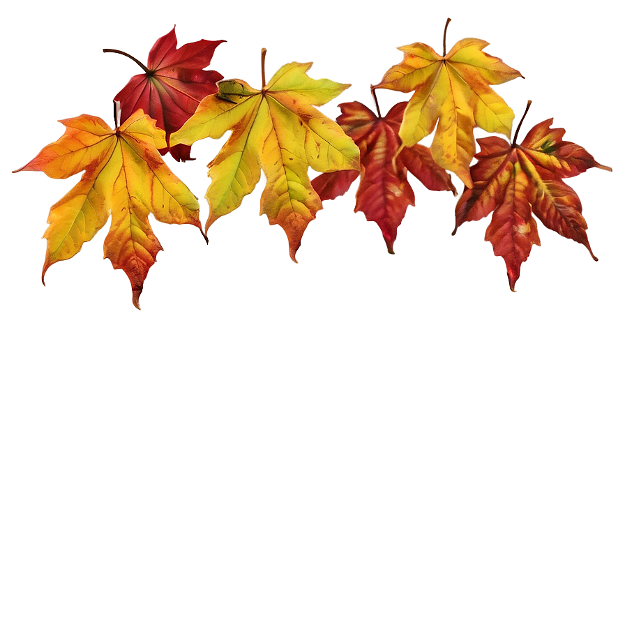 October Leaves Falling Png 15 PNG