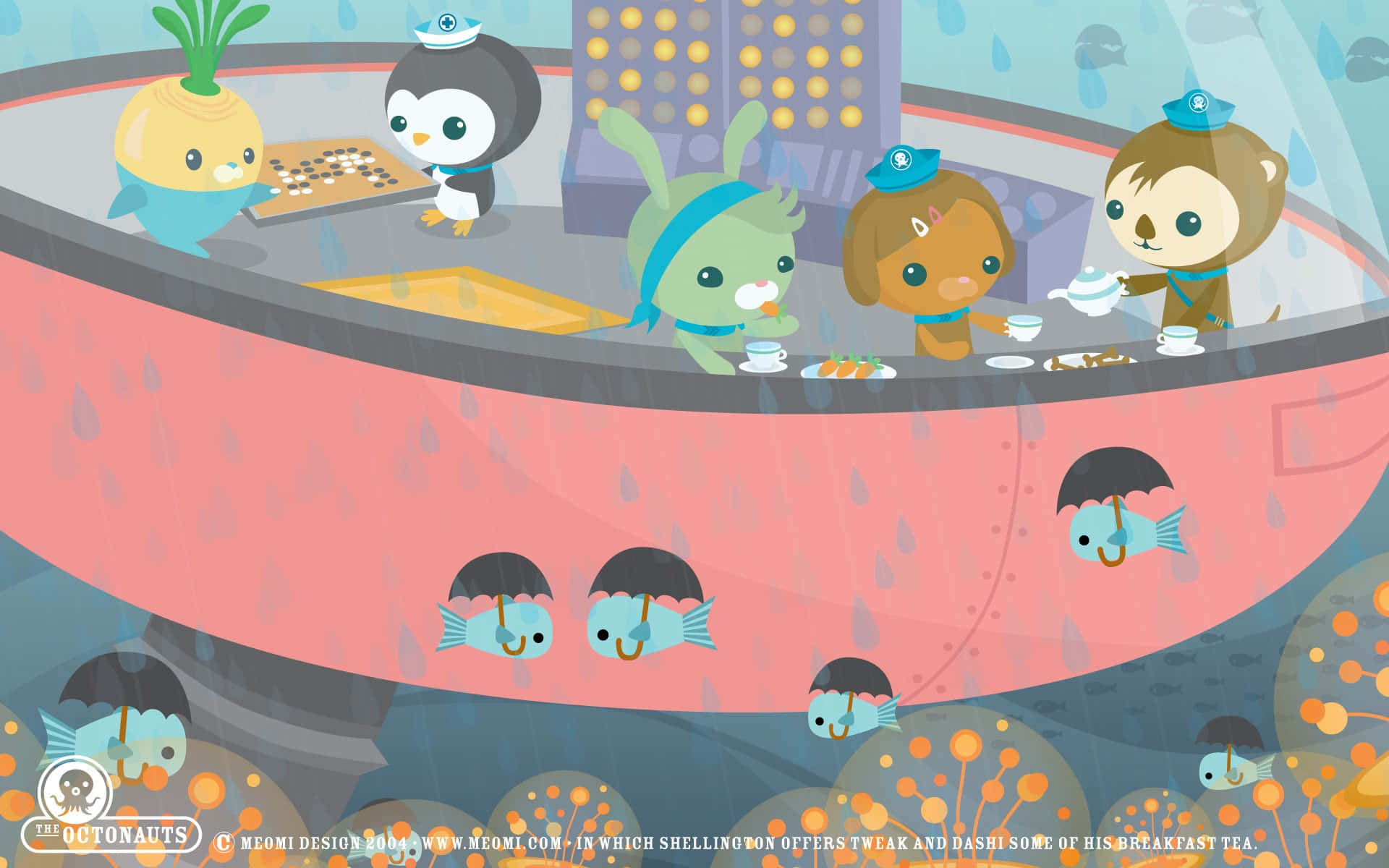 Explore a magical world of adventure with the Octonauts Wallpaper