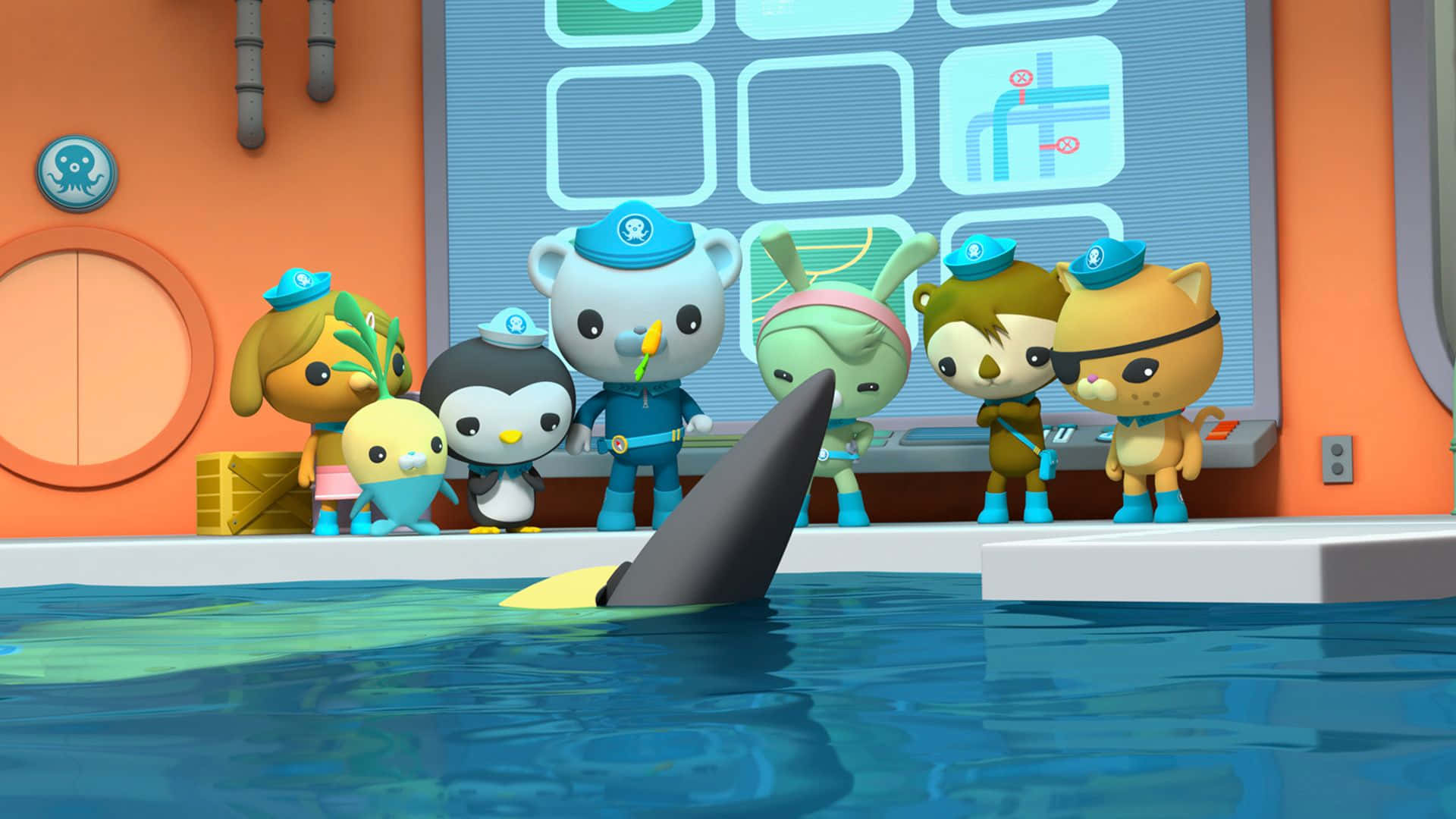 Explore the amazing depths of the ocean with the Octonauts! Wallpaper