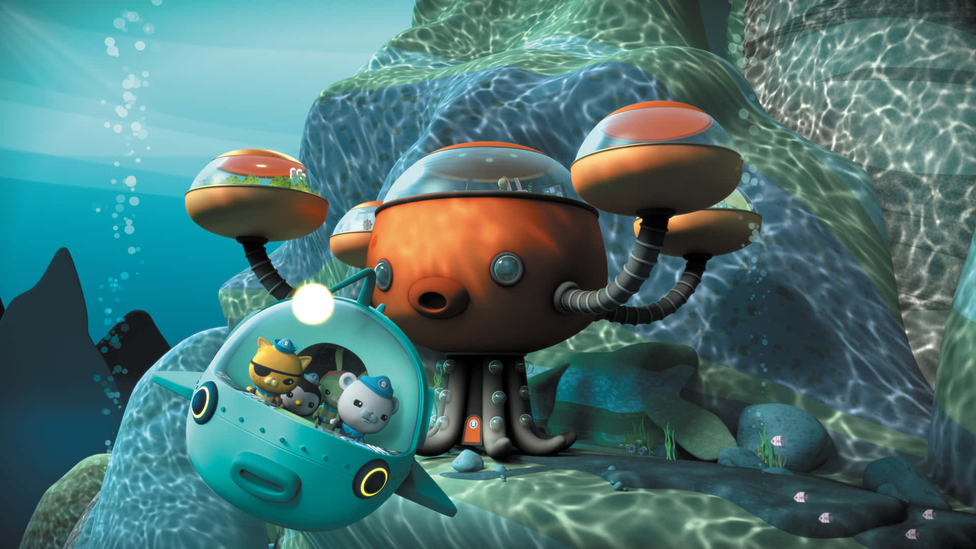 Join the brave Octonauts on their thrilling adventures! Wallpaper