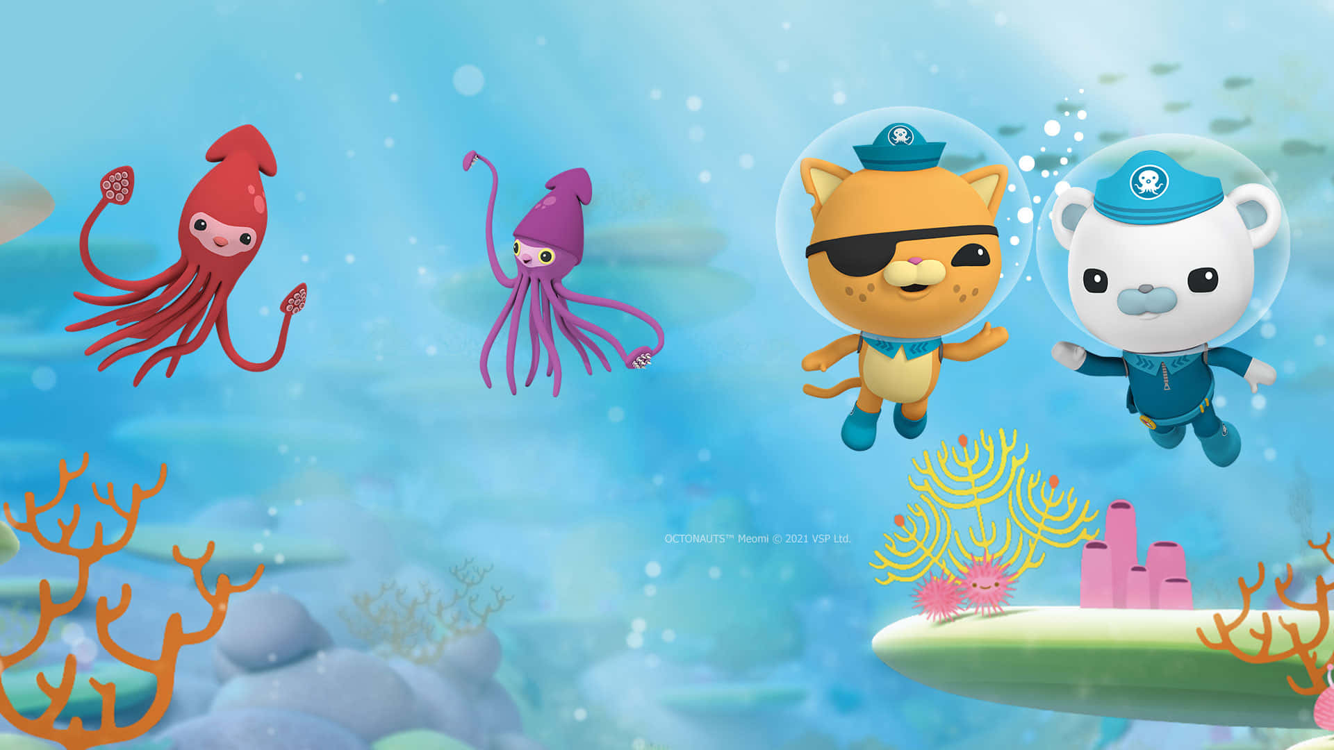 Join Captain Barnacles and the crew of the Octonauts on their high-seas adventures! Wallpaper