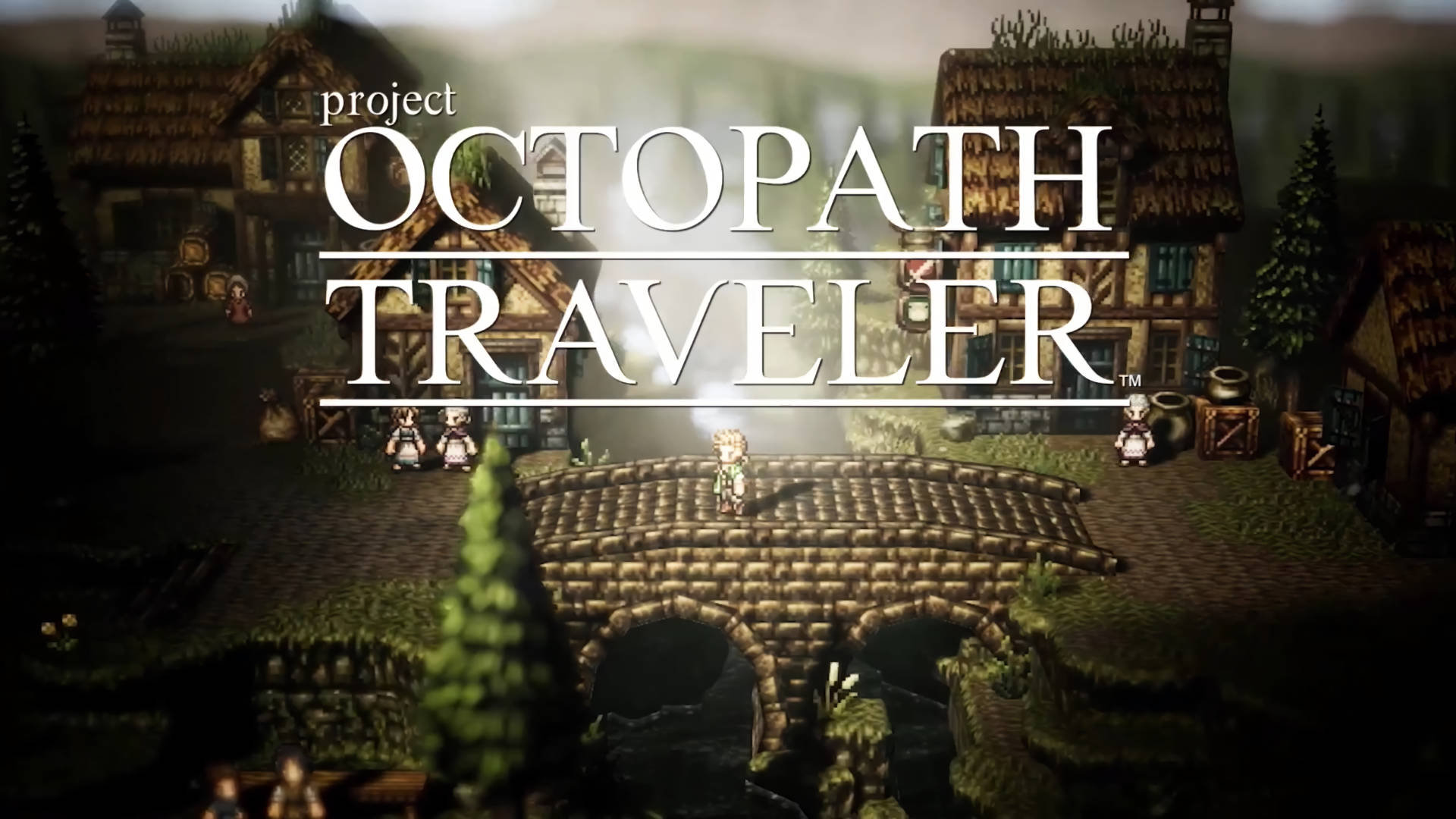 Octopath Traveler Game Poster Wallpaper