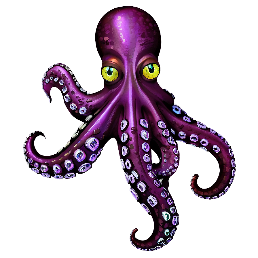 Download Octopus Illustration Png 97 | Wallpapers.com