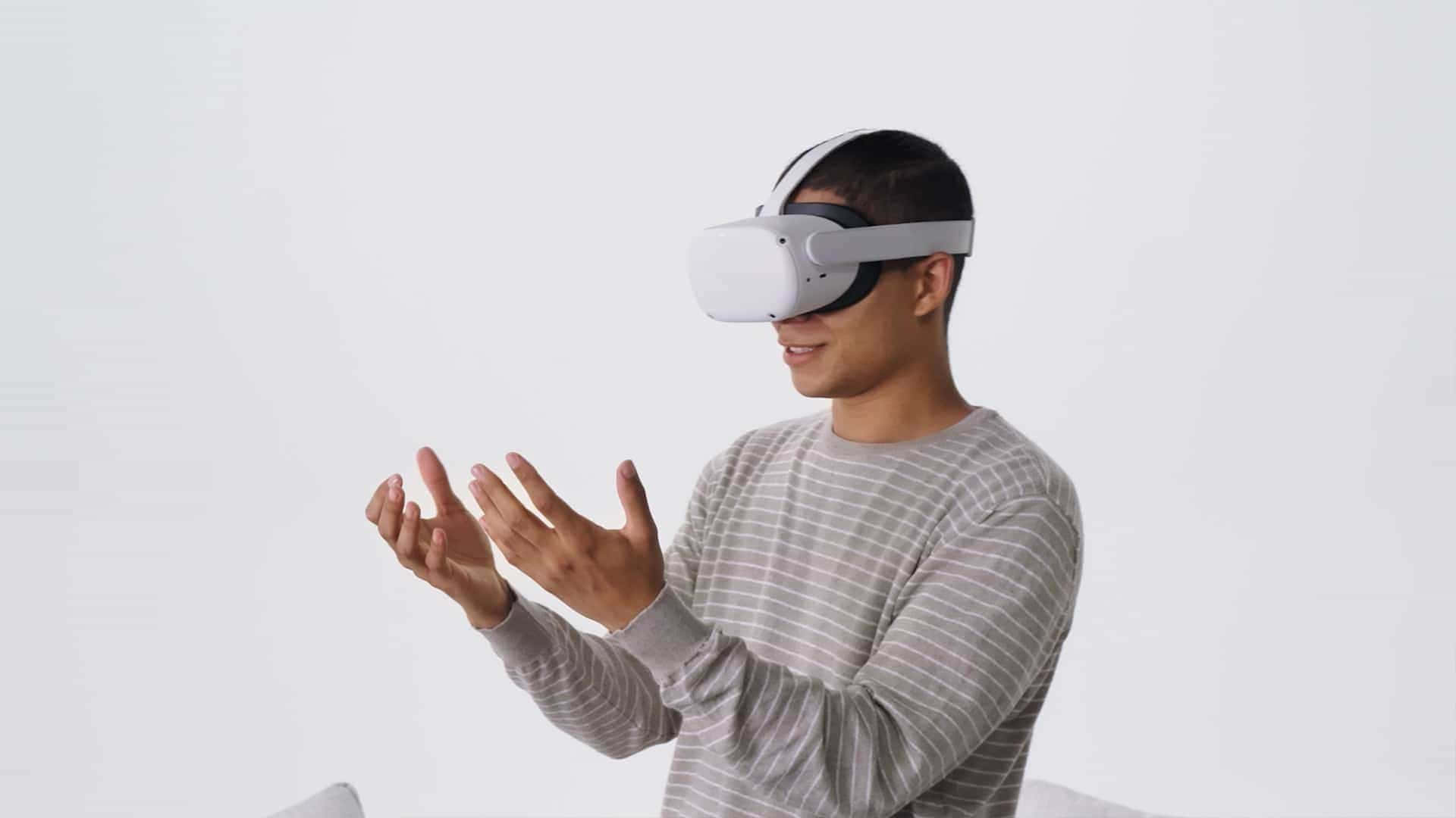 Preparatiper Un'esperienza Di Realtà Virtuale Mozzafiato Con L'oculus Quest 2.