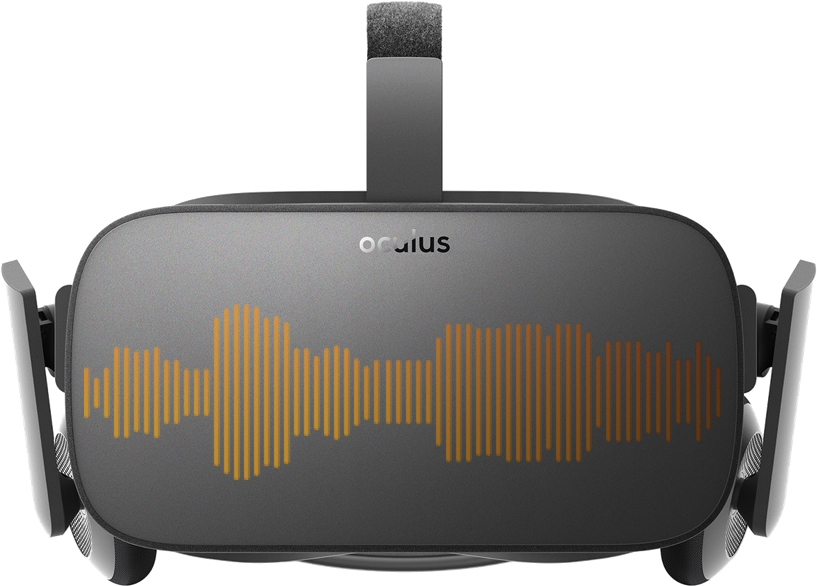 Oculus V R Headset Front View PNG