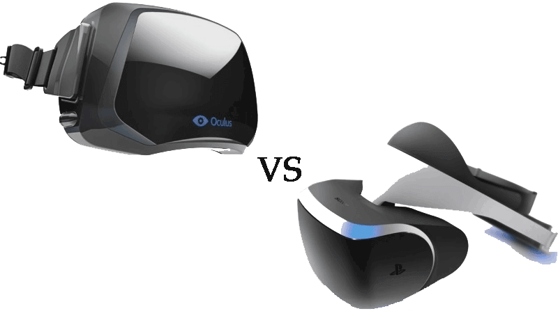 Oculus V S Play Station V R Comparison PNG